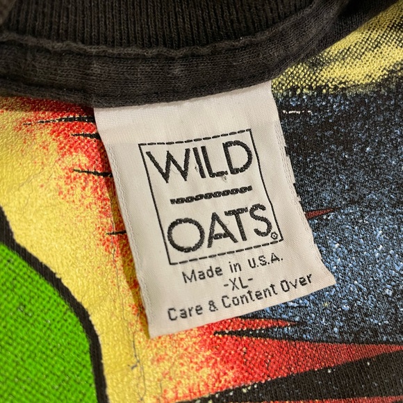 Rare Vintage 1993 Wild Oats Marvin The Martian AOP T-Shirt - Picture 7 of 7